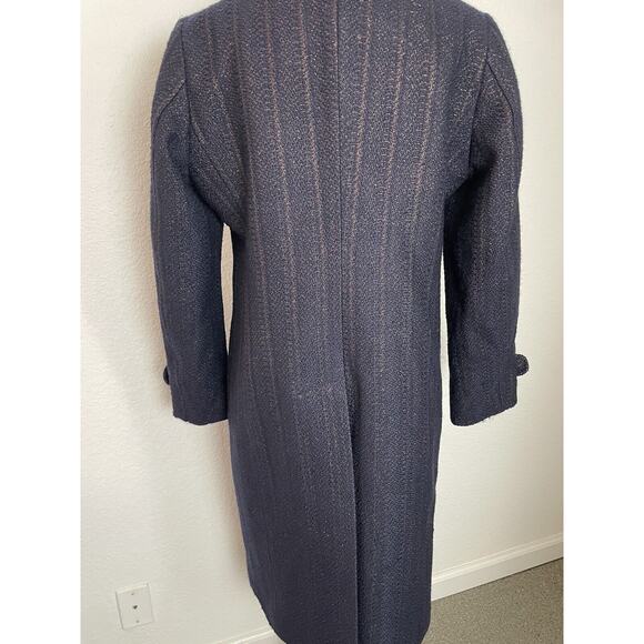 CNC Costume National Navy Long Coat - Picture 9 of 11